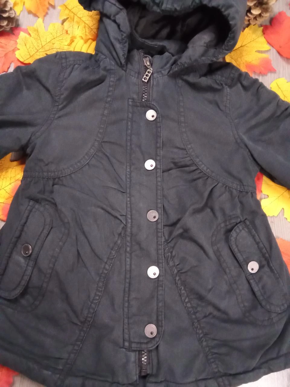Casaco preto com capuz NKY Girls 3 anos – photo 6